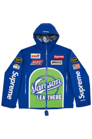 Veste extérieure en cuir Gore-Tex Supreme Vanson Royal