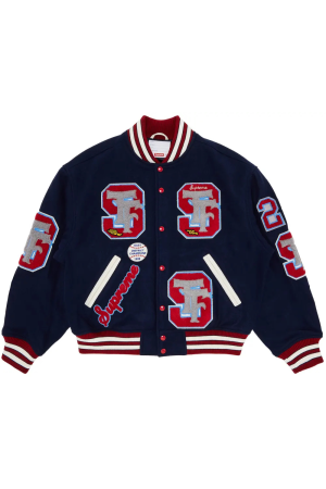 Veste Supreme Drill Team Varsity bleu marine